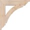 Ekena Millwork Thorton Traditional Smooth Bracket, Douglas Fir, 3 1/2"W x 20"D x 20"H BKT04X20X20THR01SDF - alternate 3